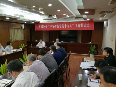 省國資委召開省屬企業“平安護航黨的十九大”工作推進會