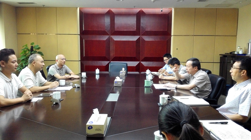 香港大公文匯傳媒集團總裁助理章子峰一行到集團洽談合作