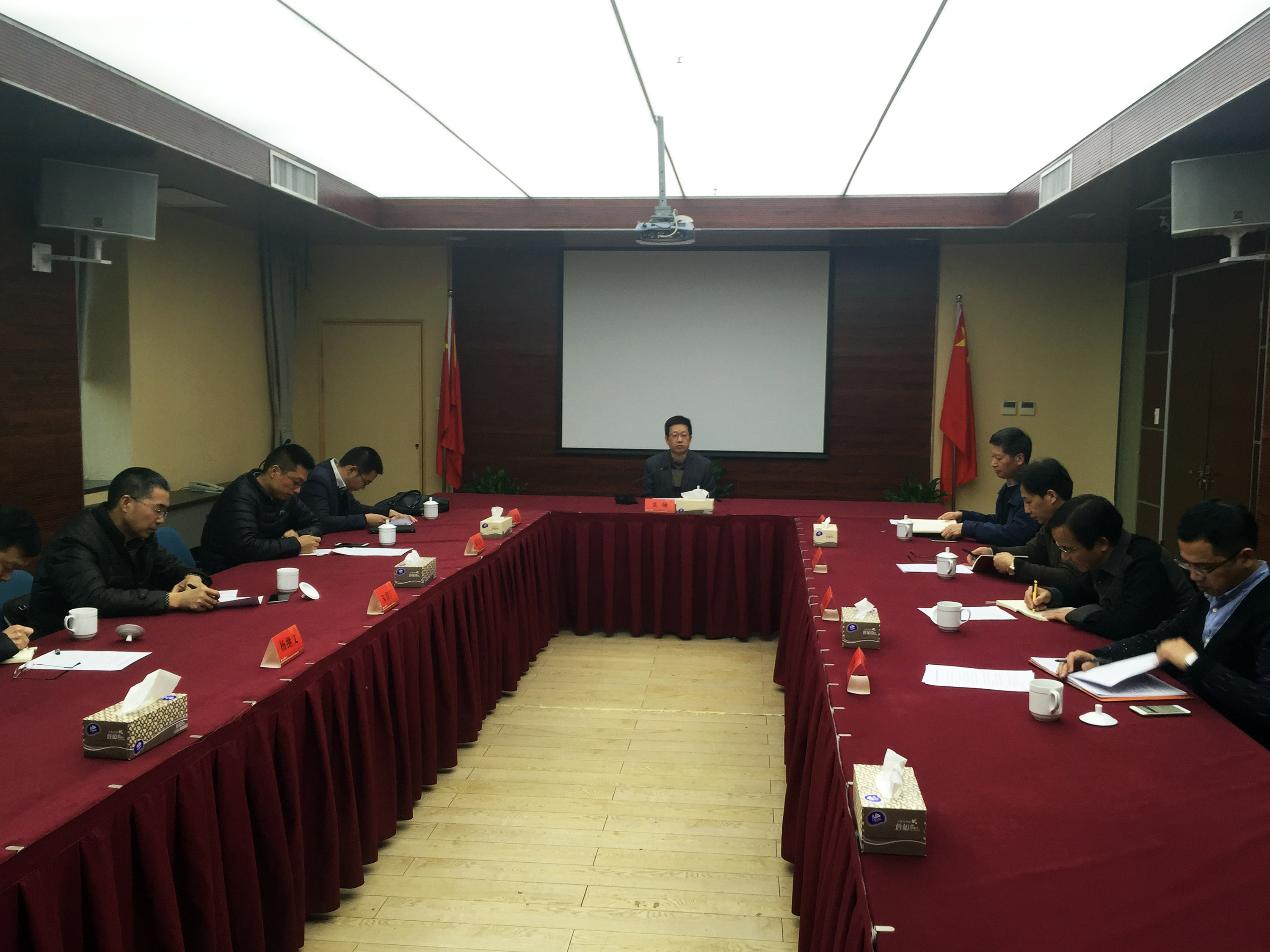 浙江省二輕集團公司紀委對申達德清建設項目管理人員進行集體廉潔談話