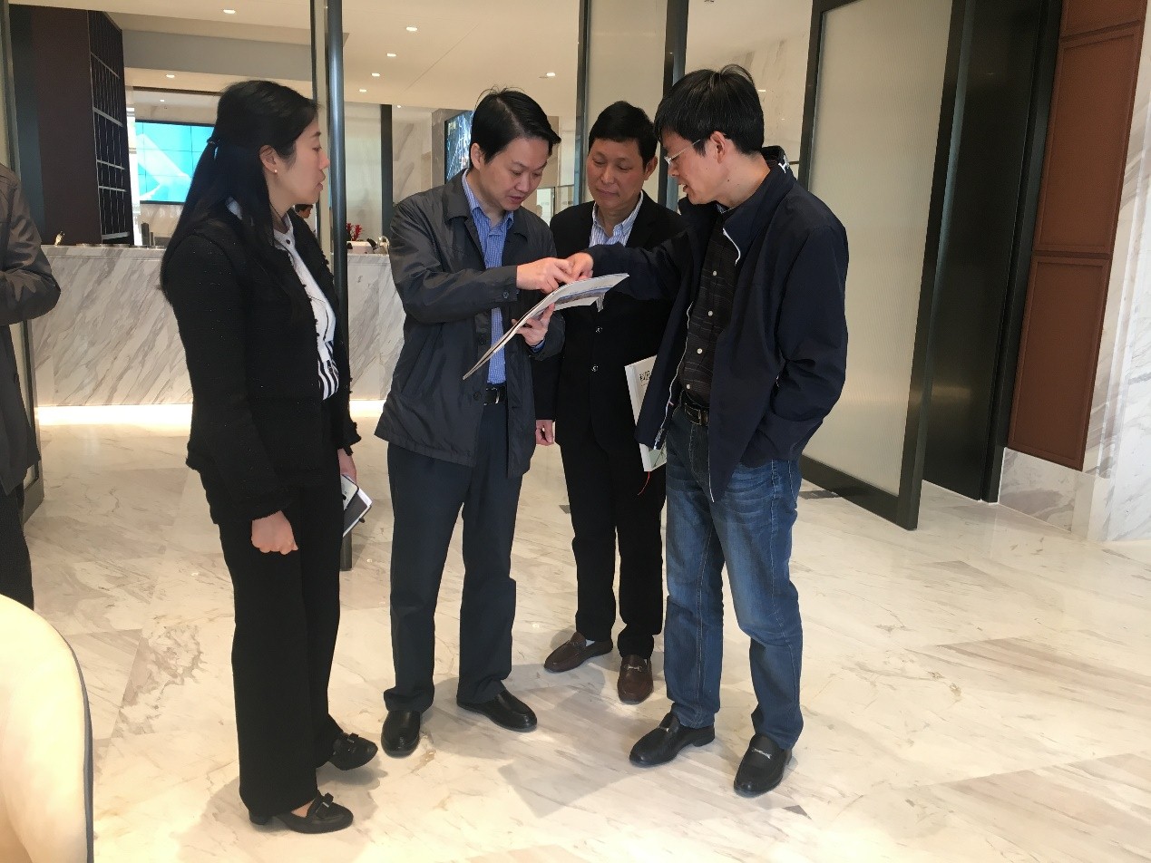 拱墅區區委宣傳部黃建正部長調研信聯文創園