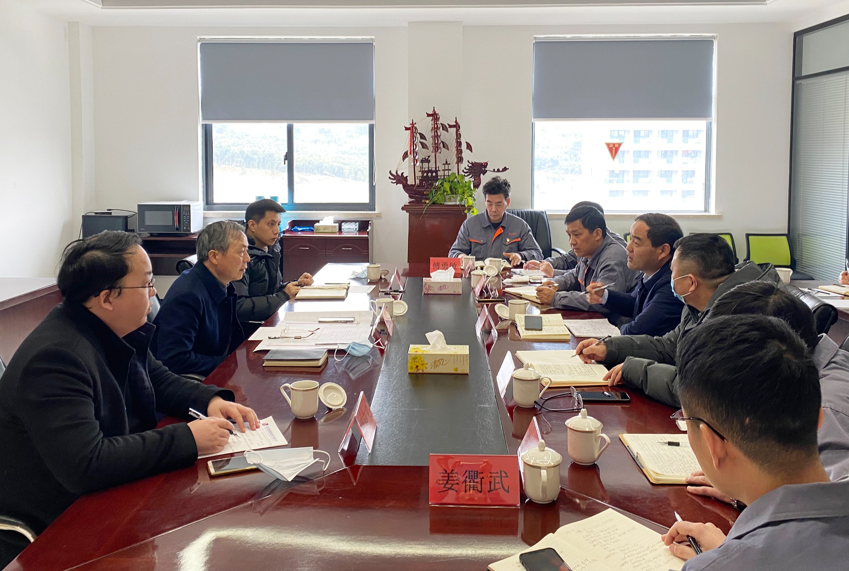 虞岳明強調：以釘釘子精神抓好工作落實 推動申達機器公司高質量發展