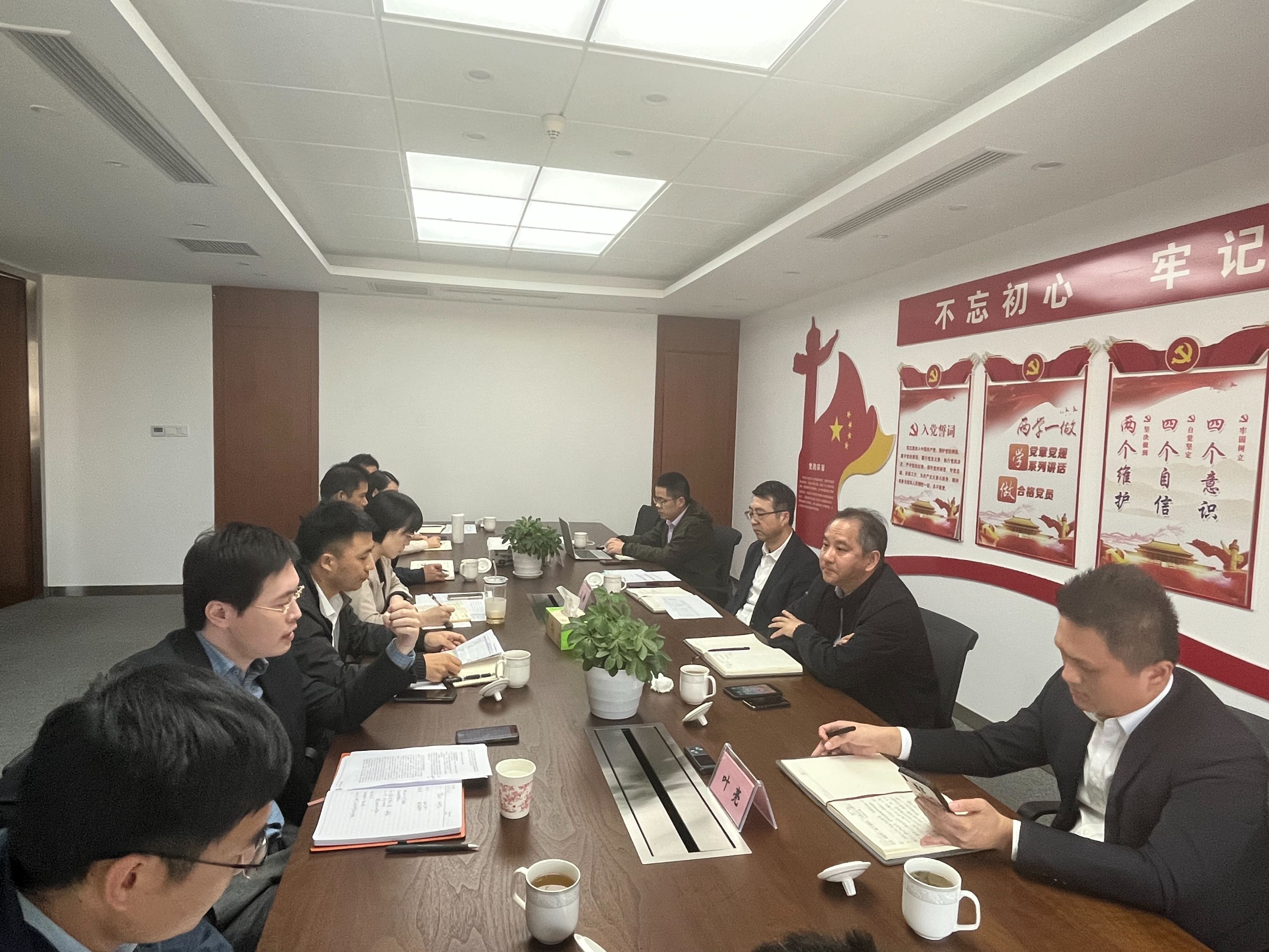 吳敏赴廣杰公司開展調研指導